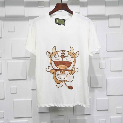 Gucci Doraemon T-shirt embroidery Pure cotton