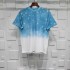 Louis Vuitton Blue White gradient T-shirt