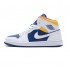 Nike Air Jordan 1 Mid Royal Blue Laser Orange 554724-131