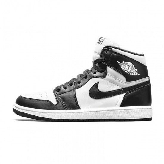 black and white aj1 high