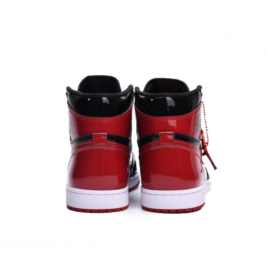 Air Jordan 1 Retro High OG 'Patent Bred' - Air Jordan - 555088 063 -  black/white/varsity red