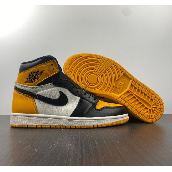 Air Jordan 1 OG High 'Yellow Toe' 2022 555088-711