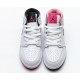 Nike Air Jordan 1 Mid White Black Hyper Pink 555112-106