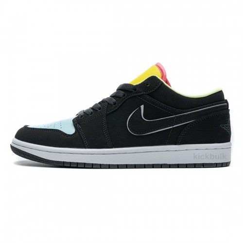 Nike Air Jordan 1 Low Black Yellow Blue CK3022 013 1 500x500