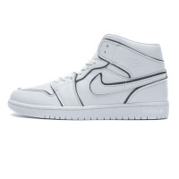 jordan 1 mid iridescent reflective white nike