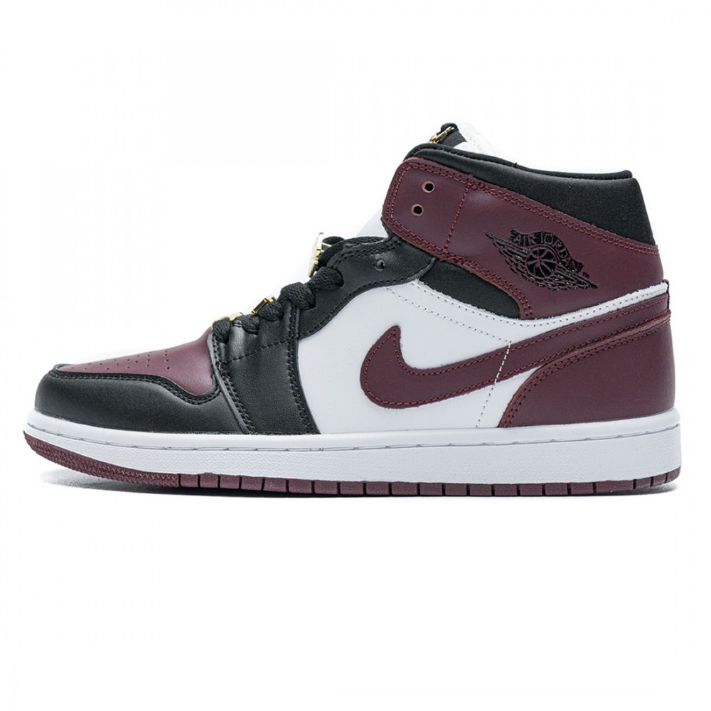 Nike Air Jordan 1 Mid Marron Black Gold CZ4385-016