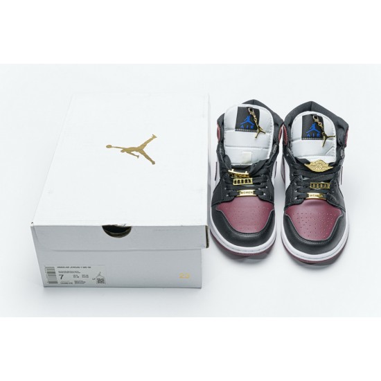 Nike Air Jordan 1 Mid Marron Black Gold CZ4385 016 5 550x550w