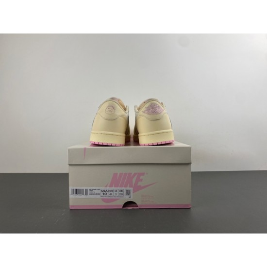 Travis Scott x Jordan 1 Retro Low OG 'Muslin Pink' 2026 IQ7604-100