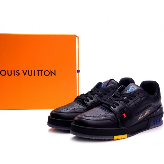 Buy Louis Vuitton Trainer Low 'Black' - 1A5PYX