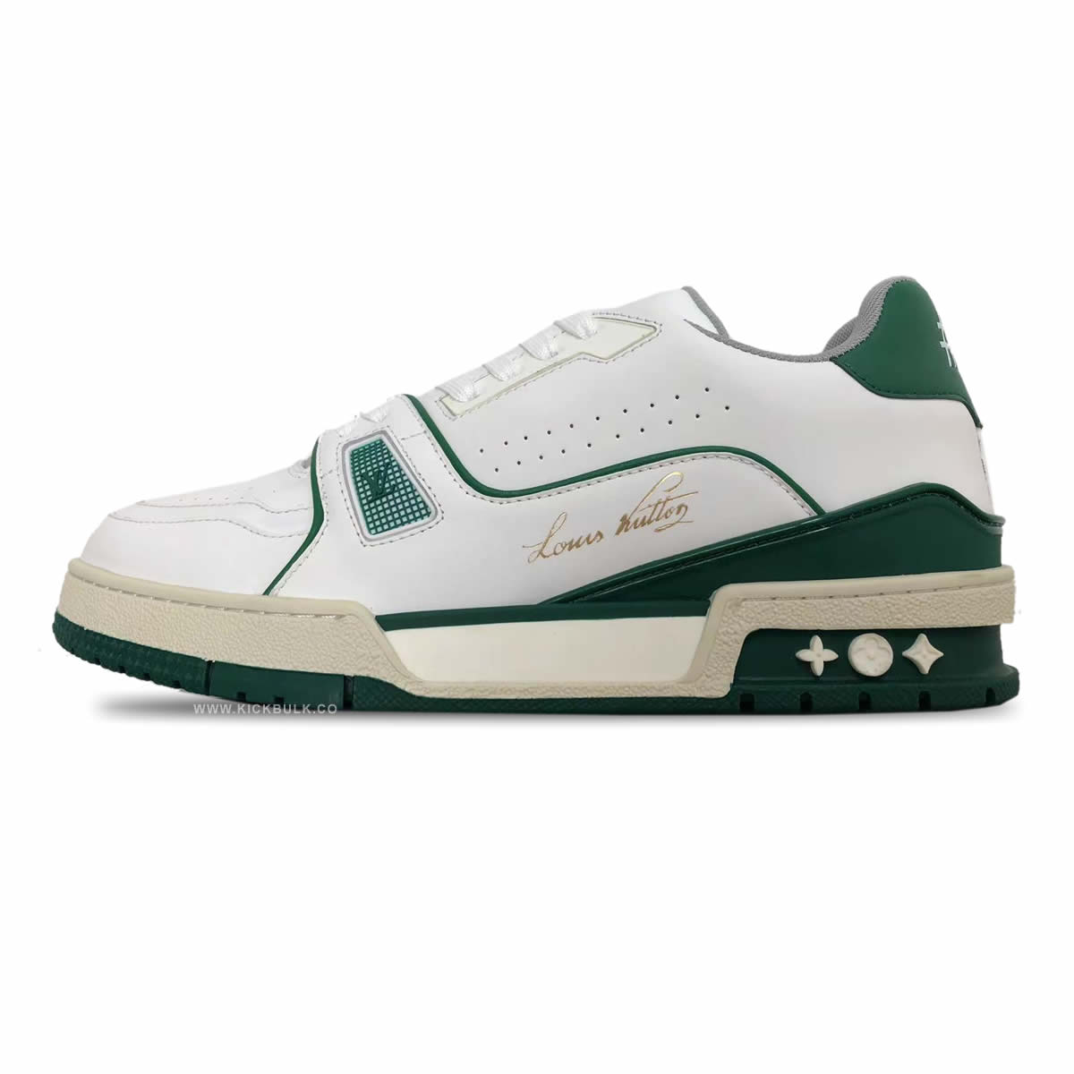 New Arrival LV Trainers T088-White Green - Best gifts your whole