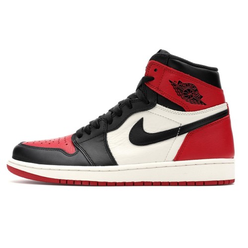 Nike Air Red jordan 1 RETRO High OG Red Black White Men Sneakers 555088 610 1 500x500