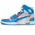 Off-White X Air collaboration jordan 1 Mid Seasame NRG UNC The Ten AQ0818-148