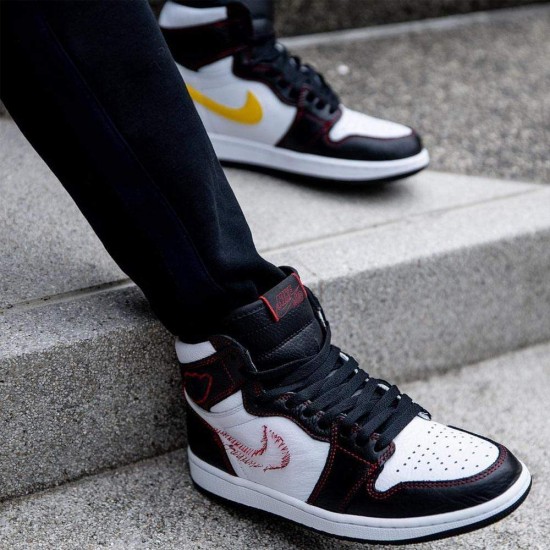 jordan 1 high og defiant white black