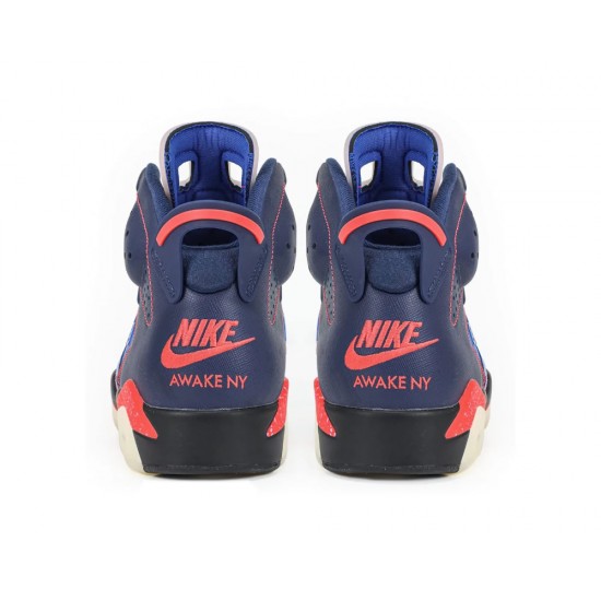 Awake NY x Jordan 6 Retro 'Midnight Navy Infrared' 2026 IQ5706-400