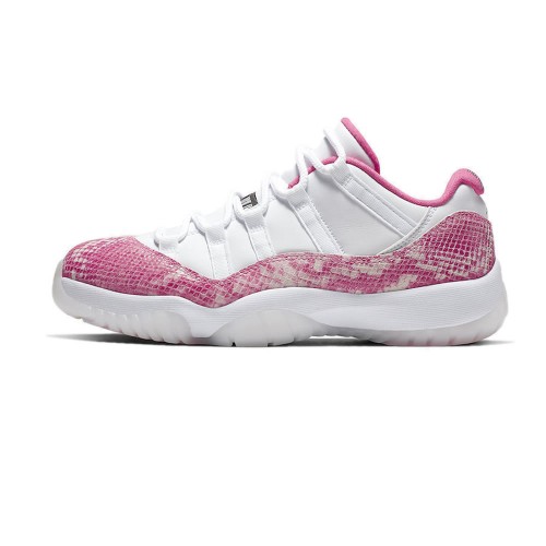 The shoes feature semi-translucent rubber outsoles and knit uppers RETRO LOW 'PINK SNAKESKIN' WMNS 2019 AH7860-106