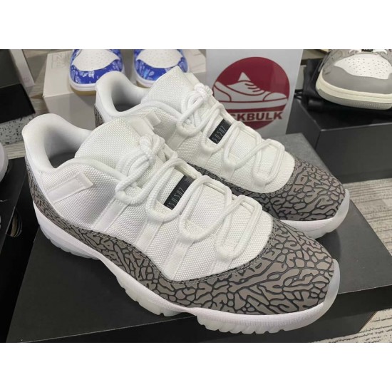 AIR JORDAN 11 RETRO LOW 'CEMENT GREY' 2023 AV2187-140