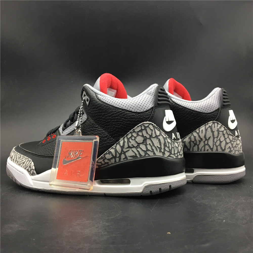 Nike AIR JORDAN 3 GS 'BLACK CEMENT' 854261-001 for sale