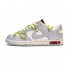 Off-White x Nike Dunk Low LOT 08 of 50 White Grey DM1602-106