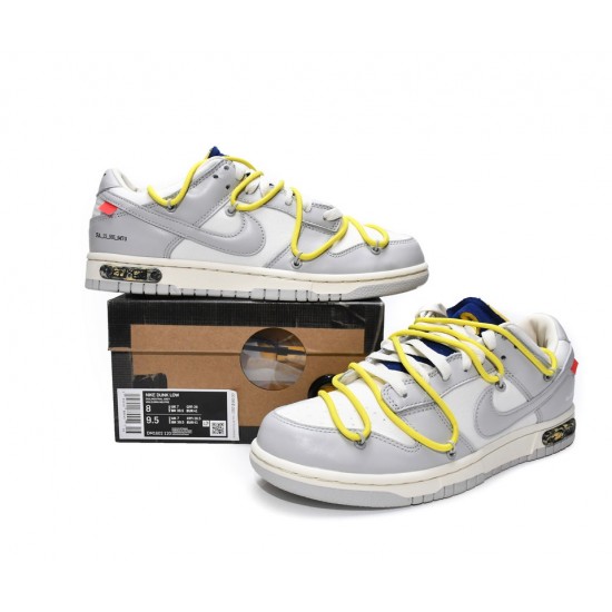 OFF-WHITE X NIKE DUNK LOW 'LOT 27 OF 50' DM1602-120