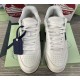 OFF-WHITE White & Navy Blue Out Of Office low Sneakers