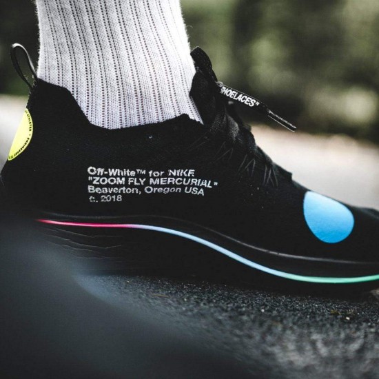 off white zoom fly mercurial black