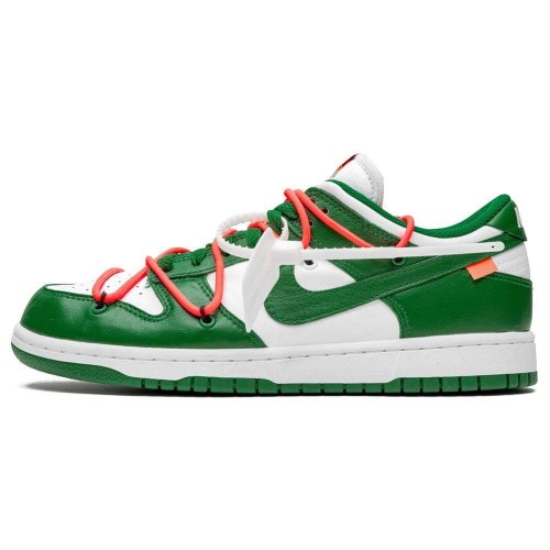 OFF WHITE X Nike Dunk Low Pine Green CT0856 100 1 500x500