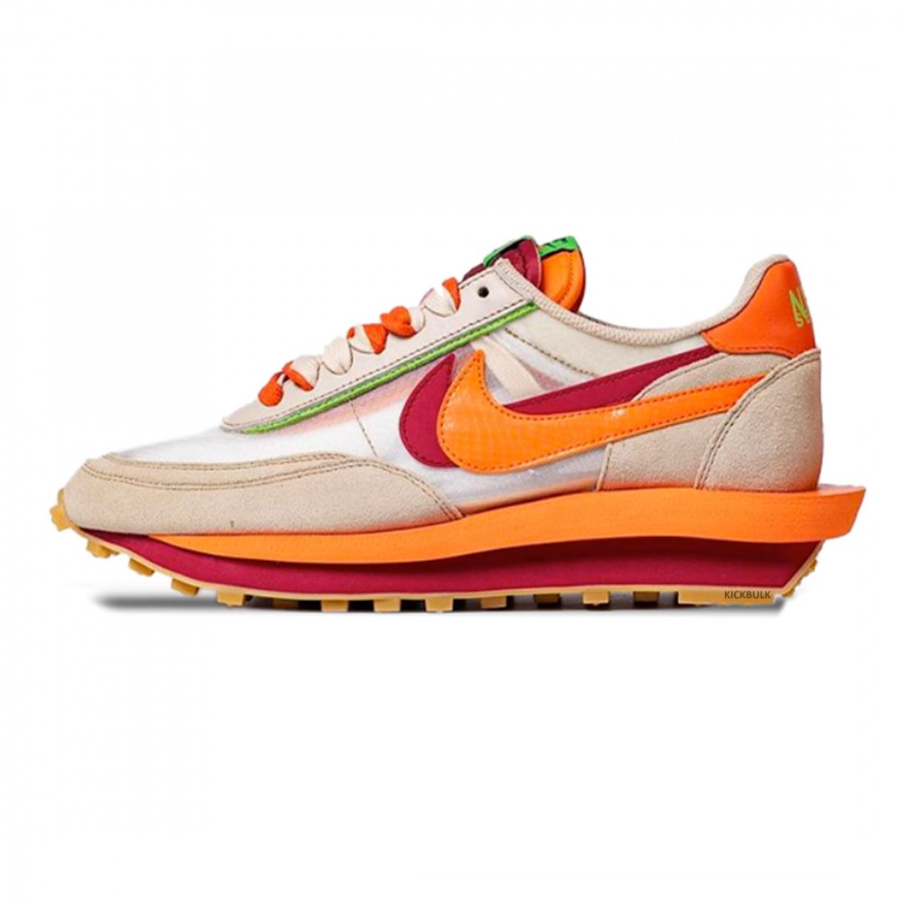 NIKE - NIKE ナイキ ×sacai×CLOT LD WAFFLE ORANGE BLAZE DH1347