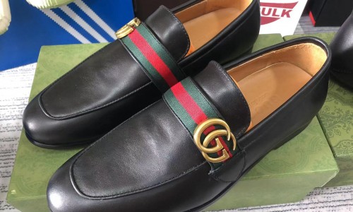 Kickbulk Custom made Gucci leather shoes quality control camera photos reviews