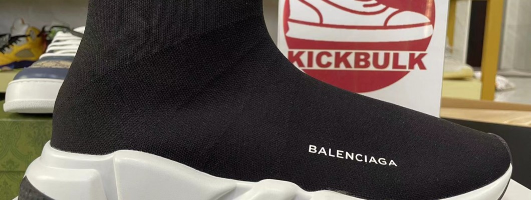 Balenciaga Speed Runner TESS S.GOMMA MAILLE NOIR Black White Sneaker Kickbulk reviews Camera photos