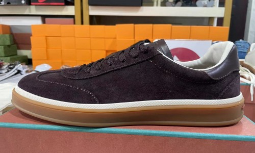 Loro Piana shoes brown kickbulk sneaker custom made free shipping reviews