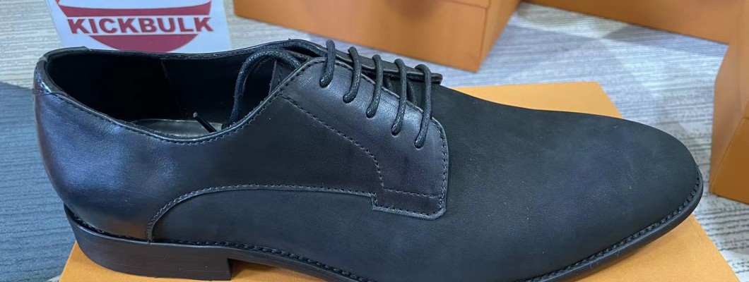 LV Black leather shoes custom made kickbulk luxury wholesale free shipping reviews LV Black leather shoes custom made kickbulk luxury wholesale free shipping reviews