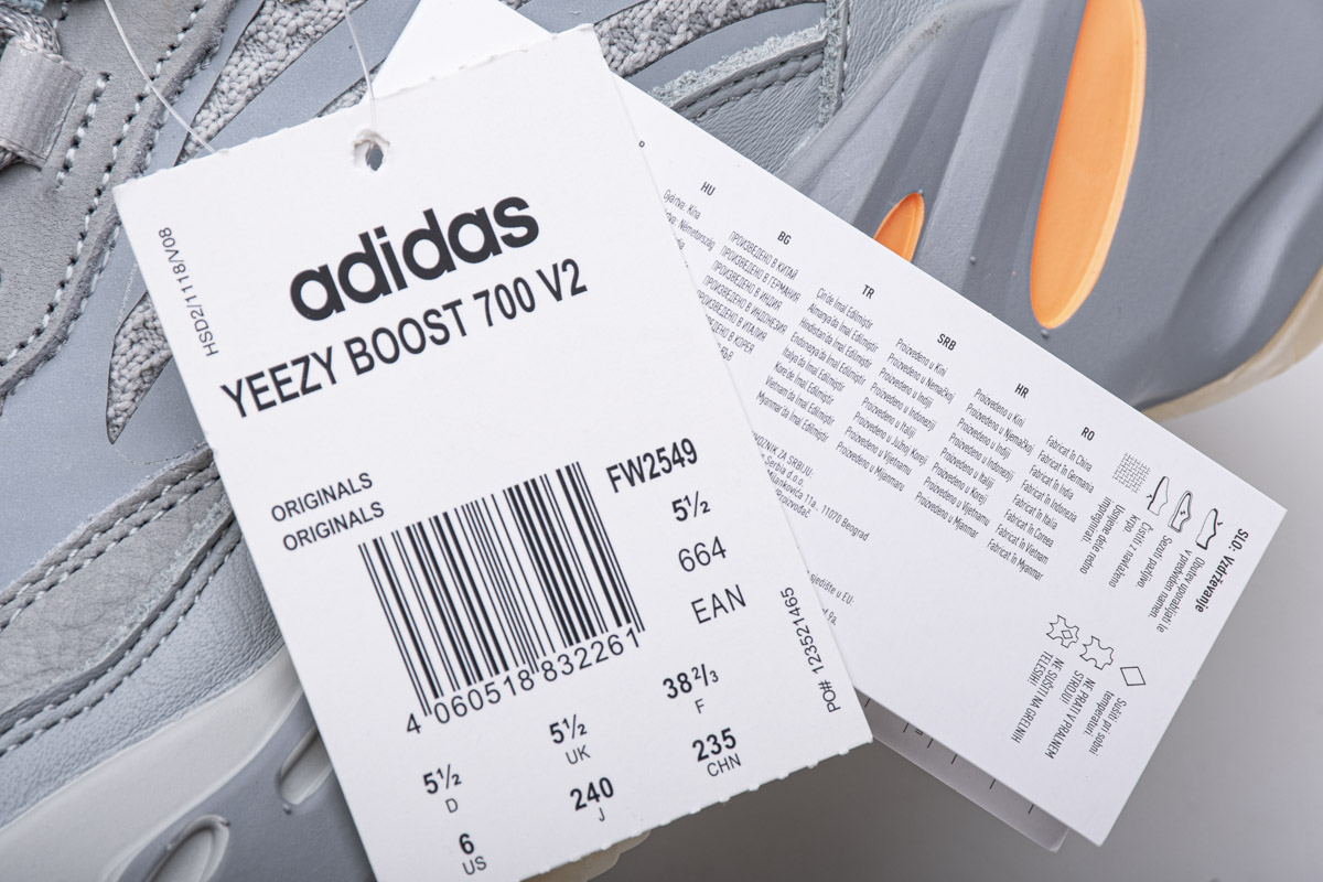 Adidas Yeezy Boost 700 V2 Inertia Outfits On Feet Fw2549 19 - kickbulk.co
