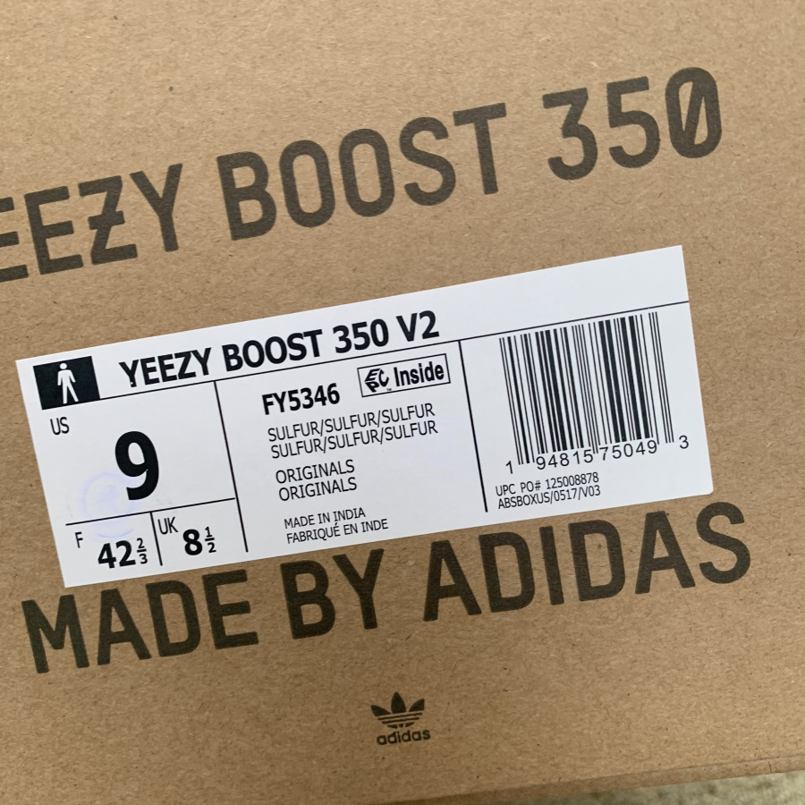 Adidas Yeezy Boost 350 V2 Sulfur Fy5346 New Release Date Kickbulk 34 - kickbulk.co