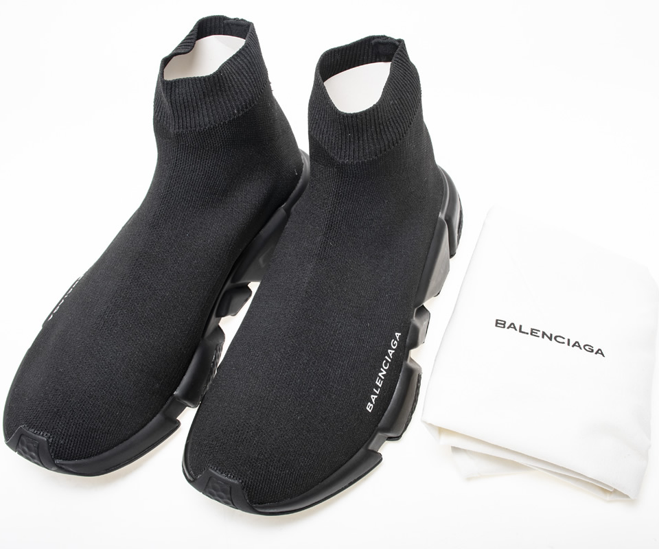 Balenciaga Speed Runner Tess S Gomma Maille Noir Sneaker 483502w05g01000 3 - kickbulk.co