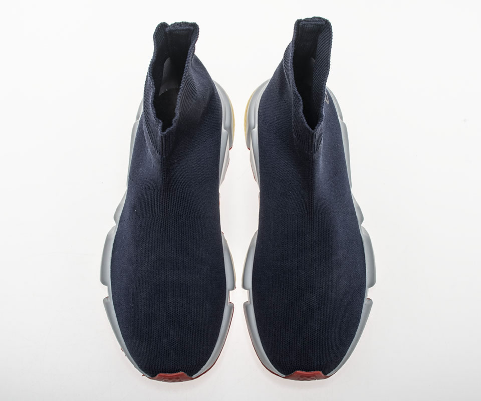 Balenciaga Speed Runner Tess S Gomma Maille Noir Sneaker Navy Blue 494484w05g01001 3 - kickbulk.co