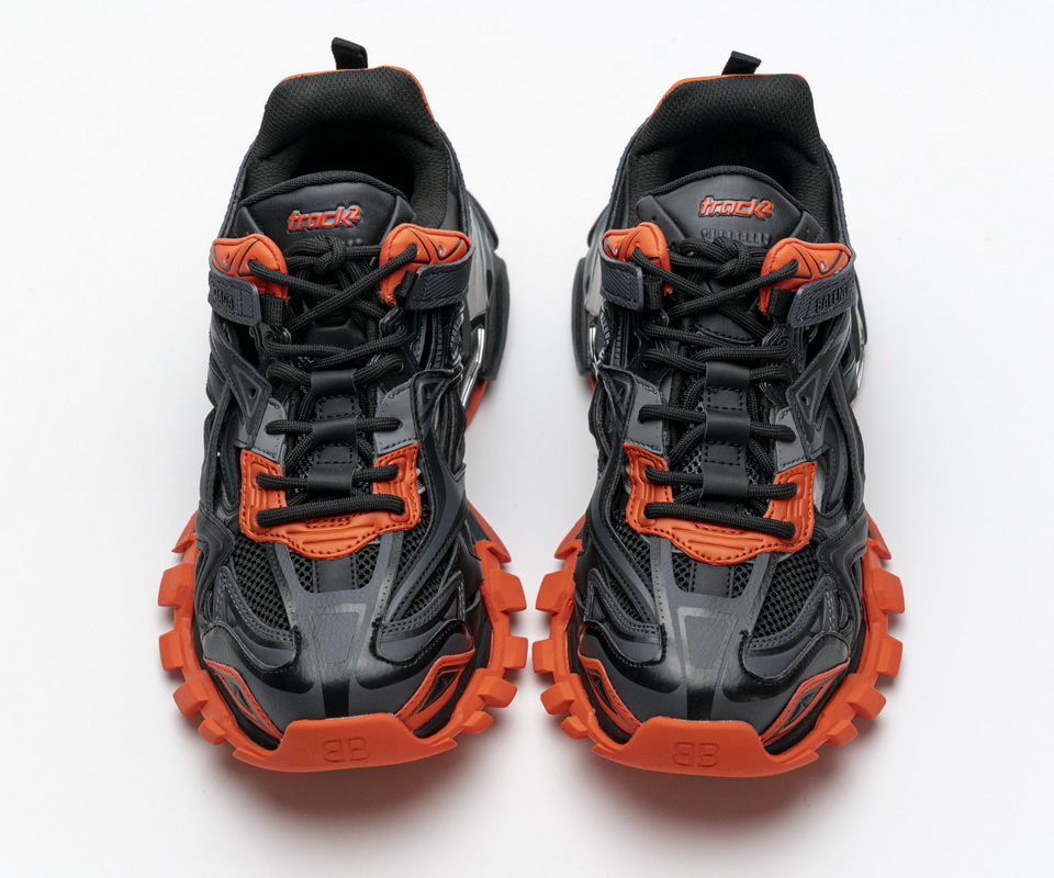 Balenciaga Track 2 Sneaker Dark Grey Orange 570391w2gn12002 2 - kickbulk.co