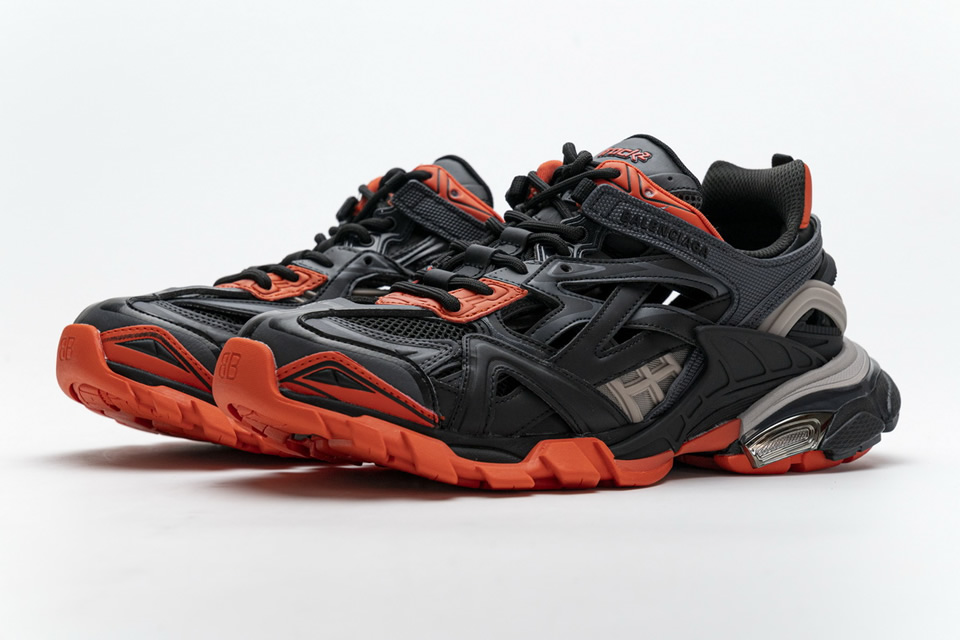 Balenciaga Track 2 Sneaker Dark Grey Orange 570391w2gn12002 3 - kickbulk.co