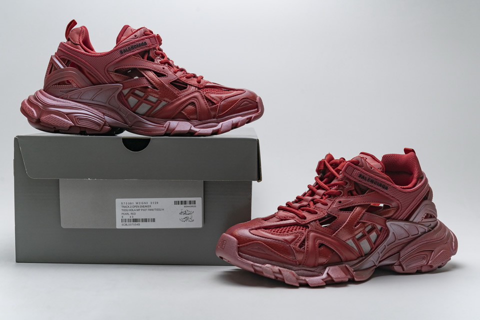 Blenciaga Track 2 Sneaker Pearl Red 570391w2gn32029 4 - kickbulk.co