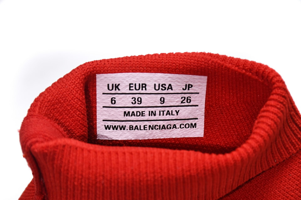 Balenciaga Speed 2 Sneaker Red 617196w17021015 16 - kickbulk.co