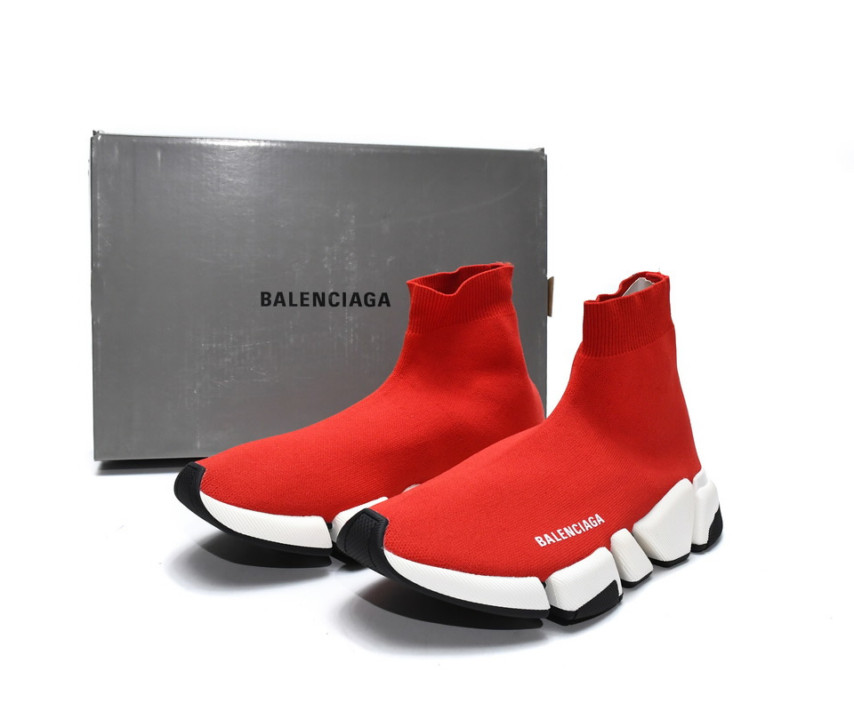 Balenciaga Speed 2 Sneaker Red 617196w17021015 4 - kickbulk.co