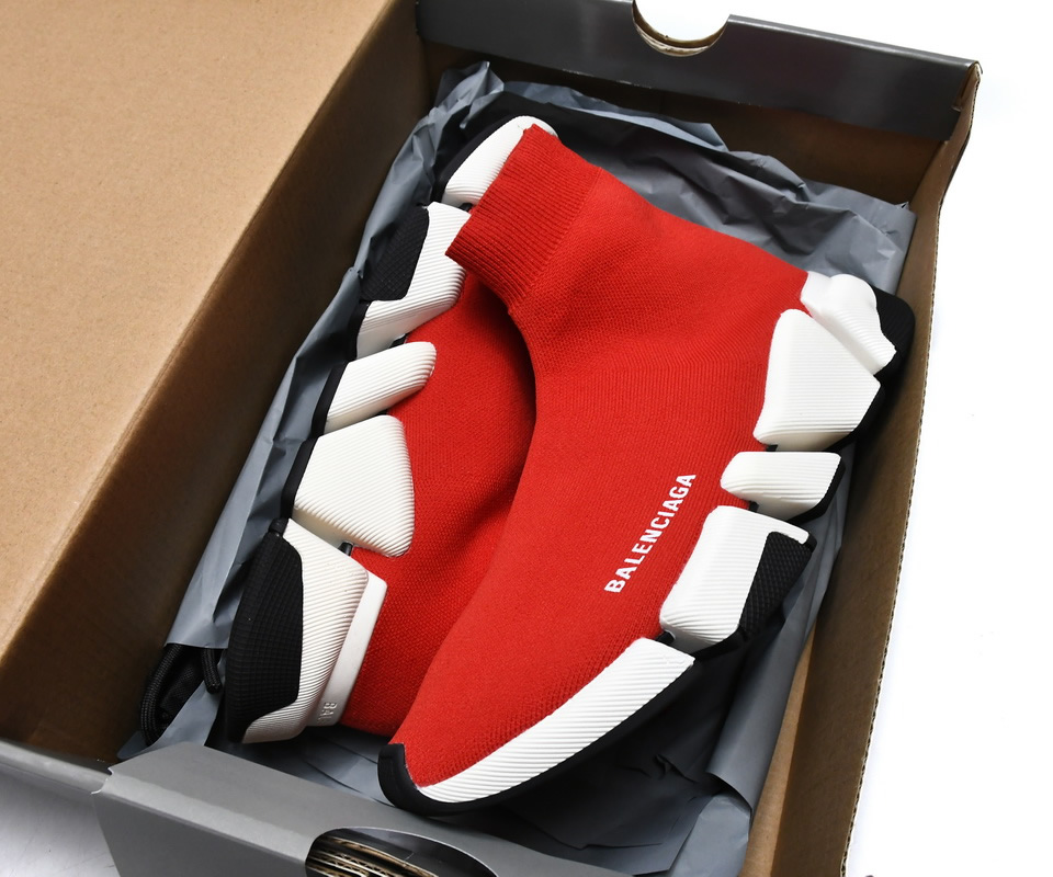 Balenciaga Speed 2 Sneaker Red 617196w17021015 5 - kickbulk.co