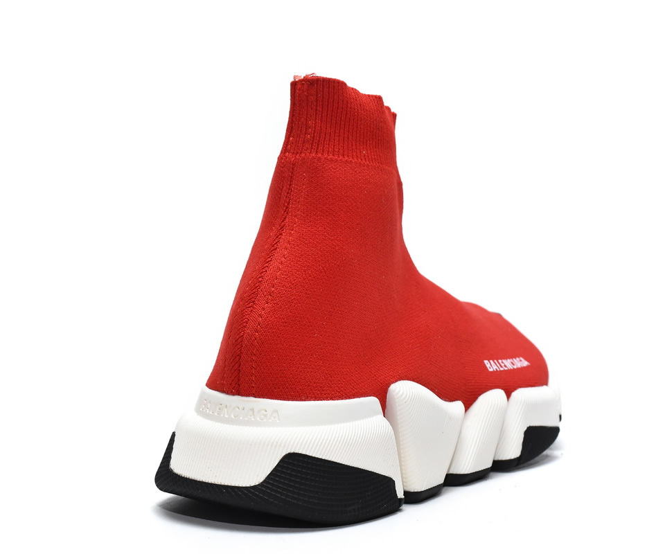 Balenciaga Speed 2 Sneaker Red 617196w17021015 6 - kickbulk.co