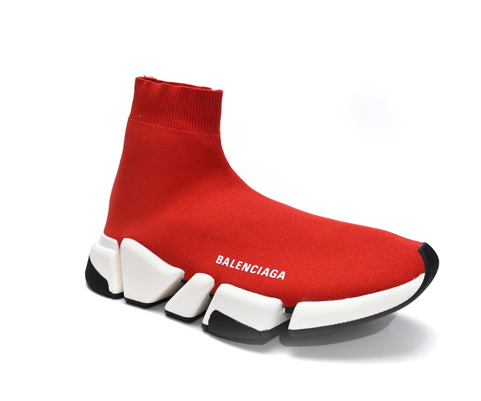 Balenciaga Speed 2 Sneaker Red 617196w17021015 7 - kickbulk.co