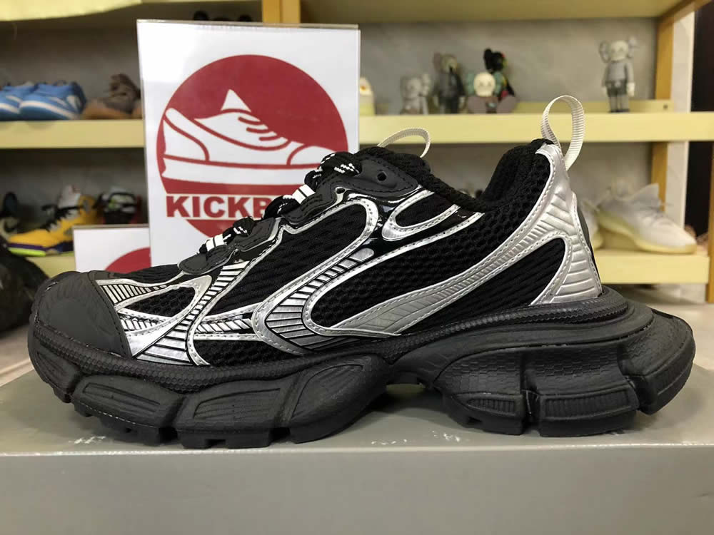 Balenciaga Runner Sneaker Black Silver 734733w3rb50218 7 - kickbulk.co