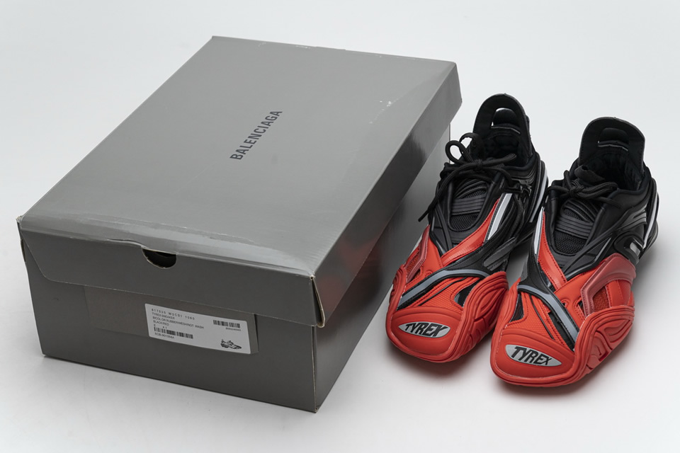 Balenciaga Tyrex 5.0 Sneaker Black Red 4 - kickbulk.co