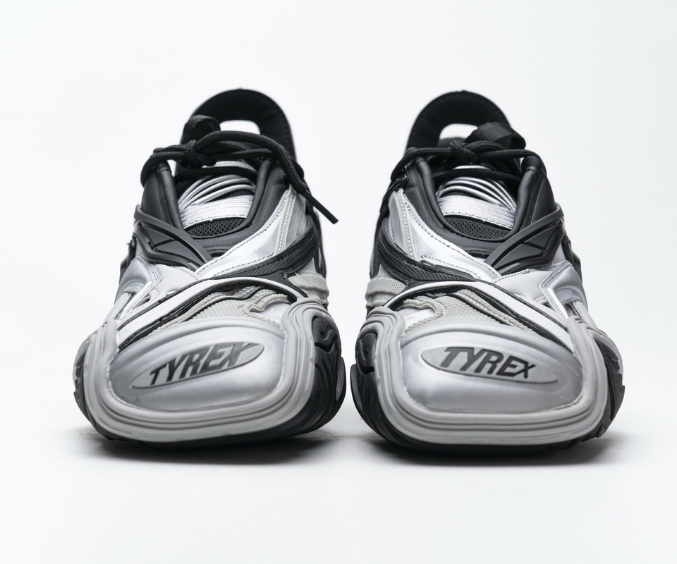 Balenciaga Tyrex 5.0 Sneaker Black Silver 5 - kickbulk.co