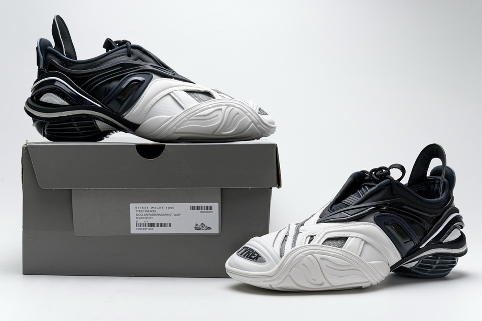 Balenciaga Tyrex 5.0 Sneaker Black White 3 - kickbulk.co