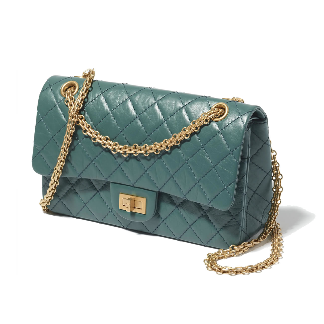 Chanel Handbag Dark Green 2 - kickbulk.co
