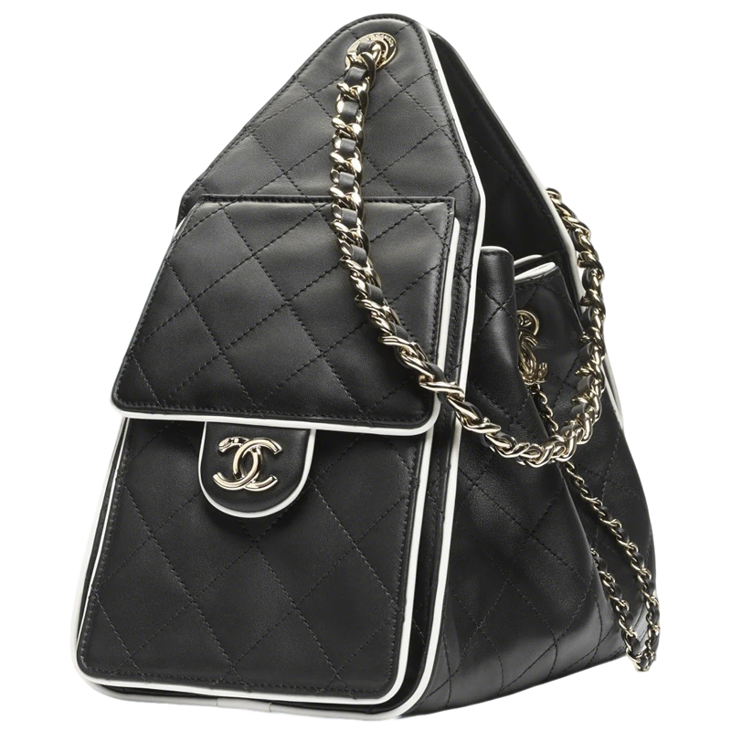 Chanel 25 Small Handbag Black White3 - kickbulk.co