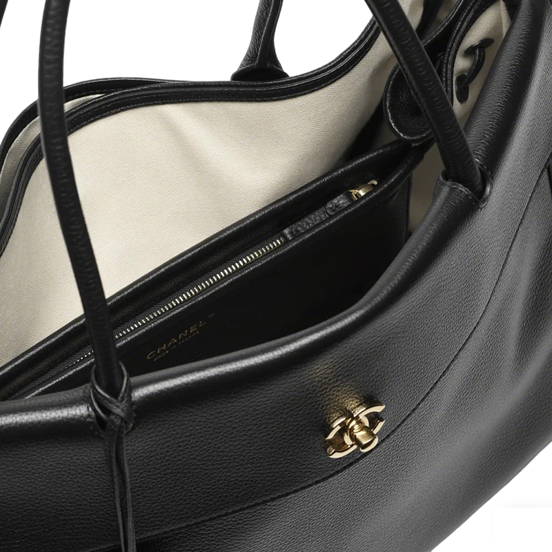 Chanel Large Tote Black3 - kickbulk.co